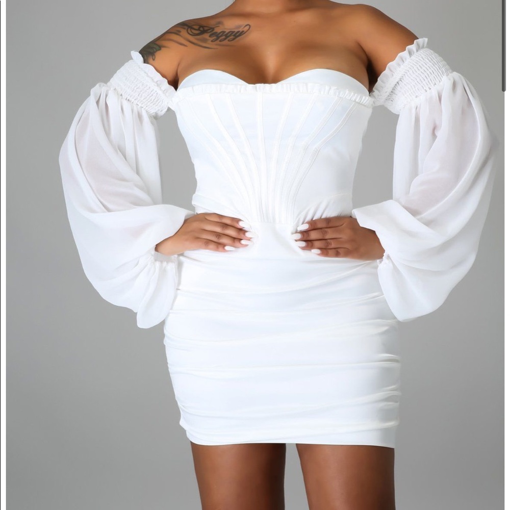 White dress